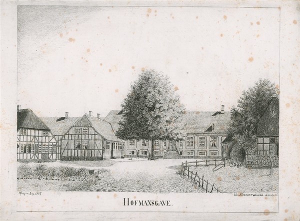 Tegning. Hofmansgave